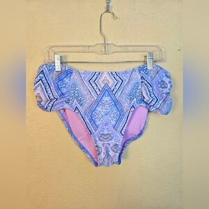 Xhilaration Blue and Purple Bikini Bottom 16W/18W (5457)